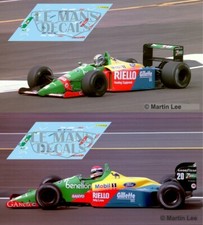 Decals Benetton B189 British