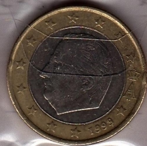 E352 moneta coin belgio 1 - moneta,