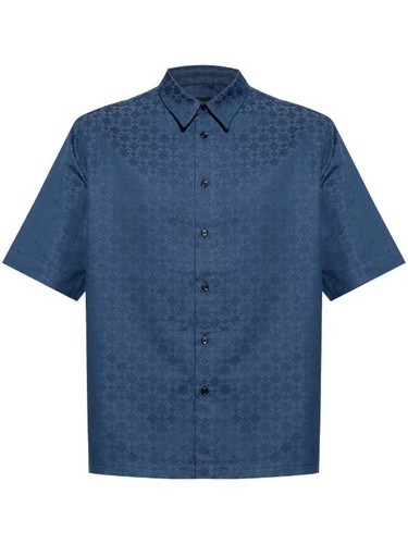 Givenchy camicia blu - givenchy, monogram