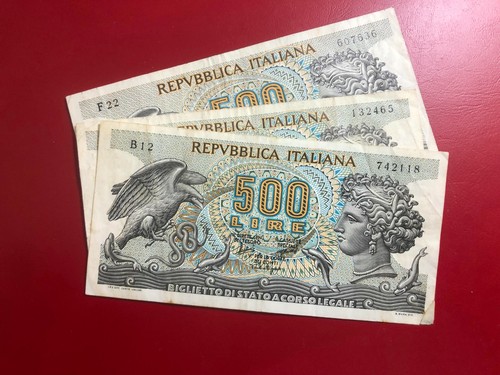 Repubblica italiana 500 lire - ,