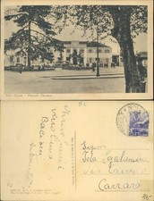 NOVI LIGURE PIAZZALE STAZIONE CON BUS ED AUTO D'EPOCA IMMAGINE PRIMI 900-N.49255