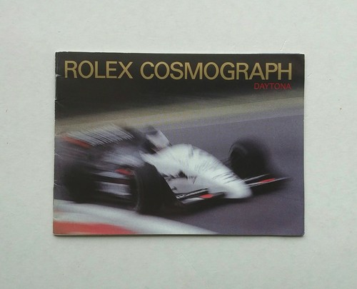 Rolex daytona libretto booklet - rolex,