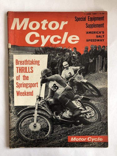 Motor cycle magazine 1967 salt - motor,