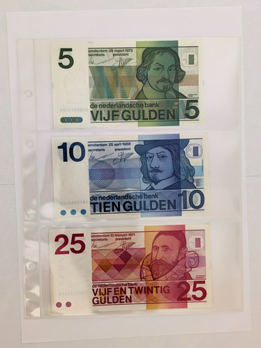 Netherlands set banknotes - of,