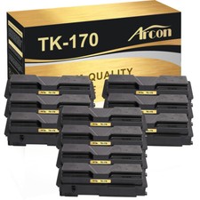10 toner compatibili per Kyocera TK-170 Ecosys P2135D P2135DN FS-1320DN 1370DN