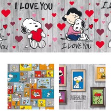 Tappeto Passatoia Corsia Runner da Cucina con Stampa Snoopy Gomma Antiscivolo