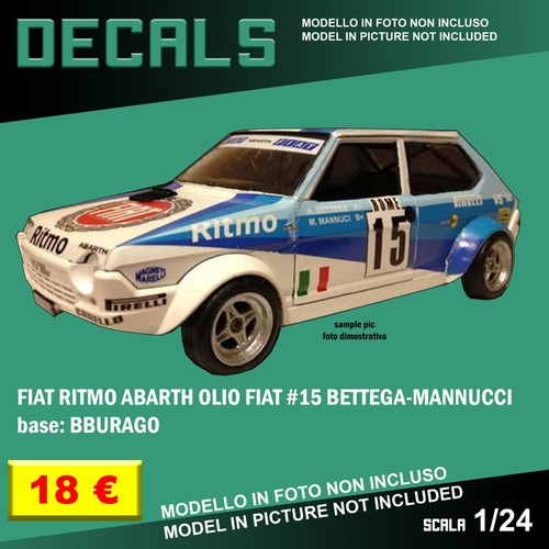 Decals repro fiat ritmo abarth - repro,