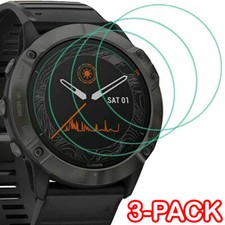 CONFEZIONE 3 Per Garmin Fenix 6 6X 6S Pro 5 5X 5S 3 Protezione Schermo 9H Vetro Temperato