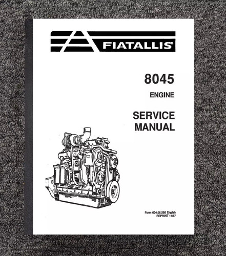 8045 diesel engine service - diesel,