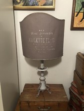 lampada shabby chic restaurata