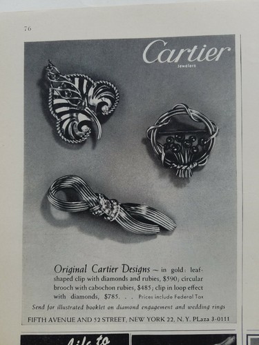 Spilla cartier - , 1950
