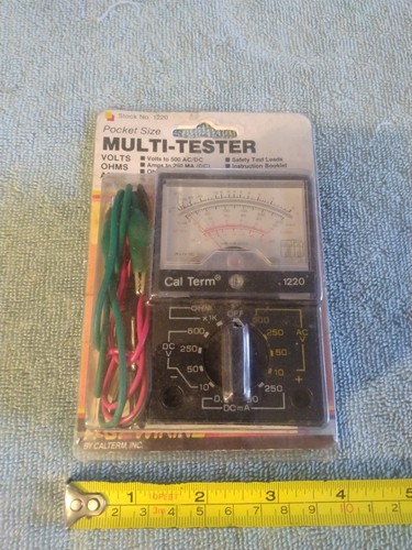Multitester tascabile calterm - multitester,