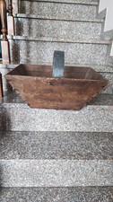 Rara Cesta antica in legno e
