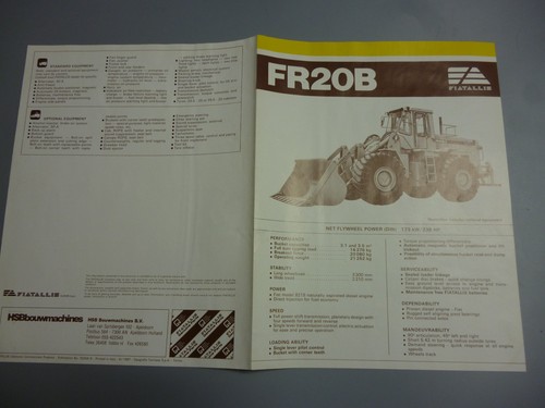 Fiatallis fr20b depliant - fiatallis,