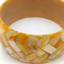 BRACCIALE VINTAGE MADREPERLA - RIGIDO A FASCIA