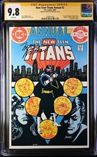 * Nuovo Teen TITANS Annual #2 CGC 9.8 SS Wolfman 1° VIGILANTE (2768911004) *