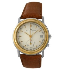 Orologio Baume & Mercier COME NON FUNZIONANTE Baumatic 5135 Acciaio Oro 31MM Quarzo