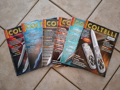 Lotto riviste coltelli anno - lotto,