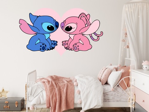 Adesivo murale stitch angel - murale, &
