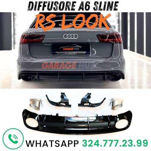 Diffusore scarichi rs6 - diffusore, +