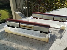 N°2 CARRI PARETI SCORREVOLI ELECTROTREN SCALA H0 (TRANSWAGGON E TEMI)