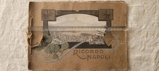 NAPOLI DI UNA VOLTA. NAPOLI COM'ERA. Ricordo.Antico album stampe b/n. 