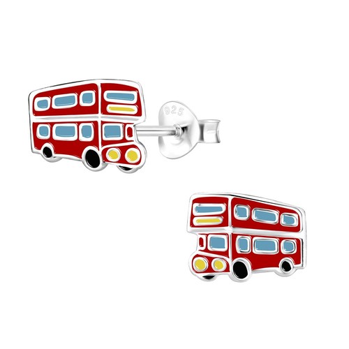 Ohrstecker doppeldeckerbus - ohrstecker,