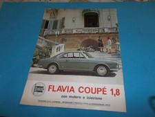 PUBBLICITA' 1967 AUTO LANCIA FLAVIA COUPE' 1,8 ALFA ROMEO PERCHE' ADVERT WERBUNG