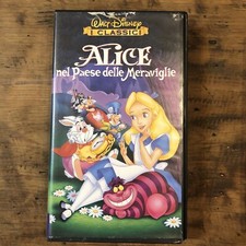 VHS VIDEOCASSETTA DISNEY I CLASSICI ALICE NEL PAESE DELLE MERAVIGLIE VS4050