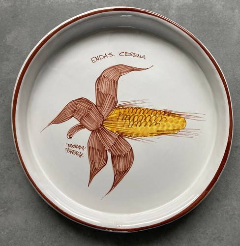 Piatto ceramica sante - piatto,