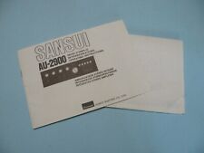 LIBRETTI ISTRUZIONI SANSUI