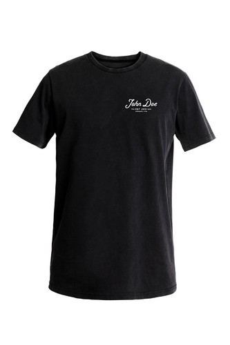Shirt john doe lettering - t-shirt, jd