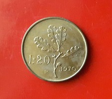 20 LIRE 1970 ERRORE - ZAMPETTA