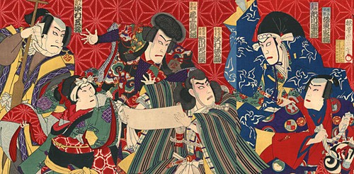 Kabuki actors 15x22 - kabuki,