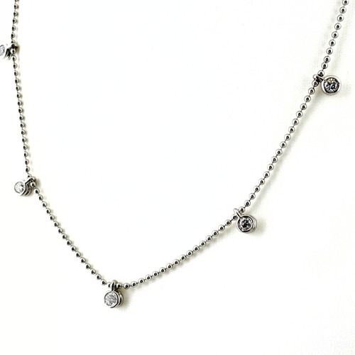Collana design diamante - collana,