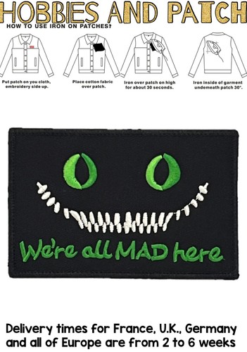 Patch stregatto alice - stregatto,