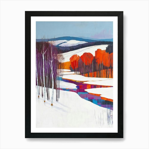 Paesaggio invernale stampa - paesaggio, 28