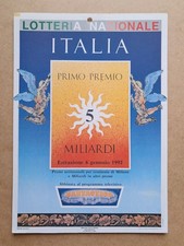 Locandina lotteria Italia -