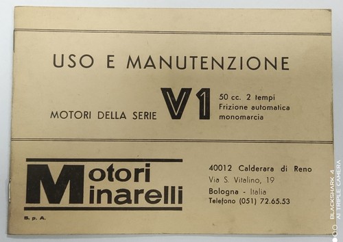 Minarelli v1n manual use - v1,