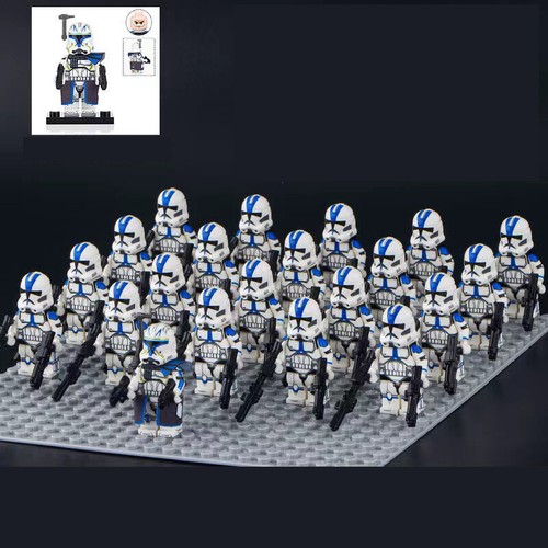 21x star wars 501st clone - star,