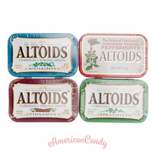 3x Altoids US Bonbons (4 Varietà Selezione: Verde Inverno, Cinnamon Etc) (179,9