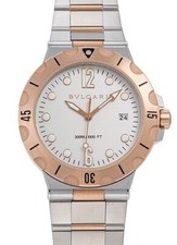Bulgari DIAGONO PROFESSIONAL Scuba DP41WSPGSD Bianco Nuovo