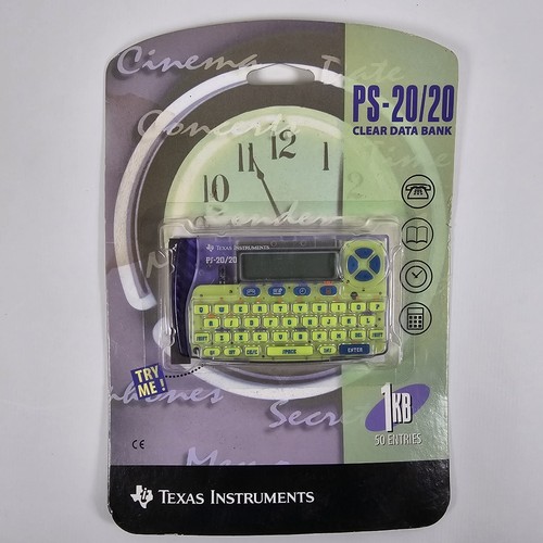 Texas instruments 20 - instruments, 20/20