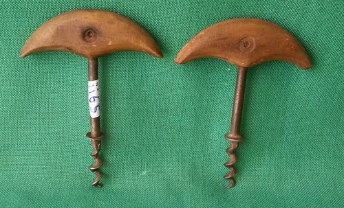 Coppia vecchi cavatappi - coppia,