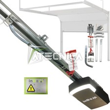 Automazione portoni sezionali basculanti INDEM TIRO 60 10mq con binario cinghia 