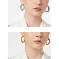 SODINI Earrings Circle Braid