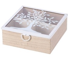 Scatola porta the Cm. 16x16x6