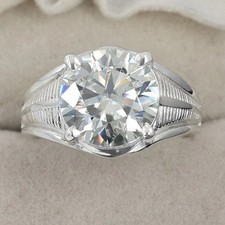 Anello Uomo Solitario Diamante