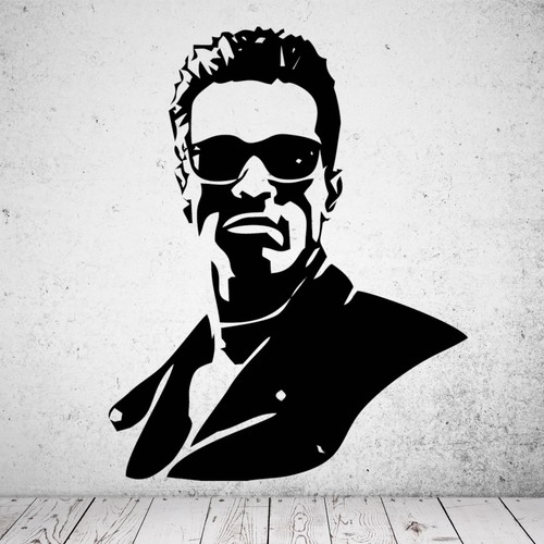 Adesivo murale terminator - murale,