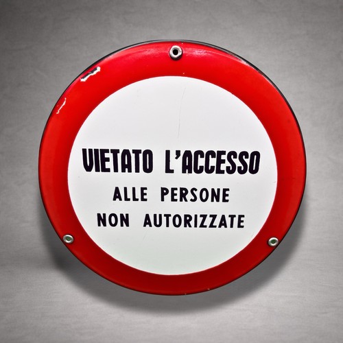 Vietato accesso cartello - vietato, l’accesso